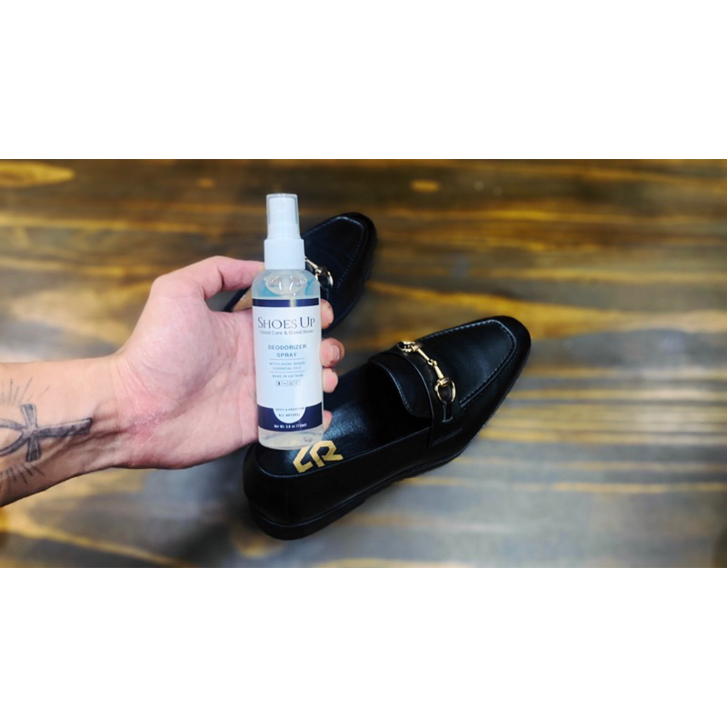 Shoes Up Deodorizer Spray - Xịt khử mùi diệt khuẩn Giày & Đồ Da gốc Thảo Mộc