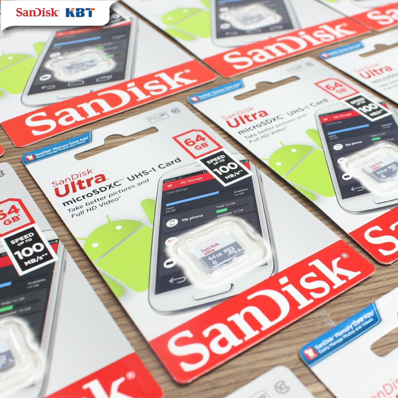 Thé nhớ SANDISK 32GB/64GB/128GB chính hãng