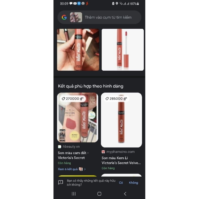 SON KEM LÌ VICTORIA'S SECRET  MỸ ĐƯỢC TEST THÔI NHA SA.LE 65