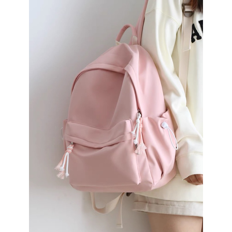 Balo poly chống thấm màu pastel basic