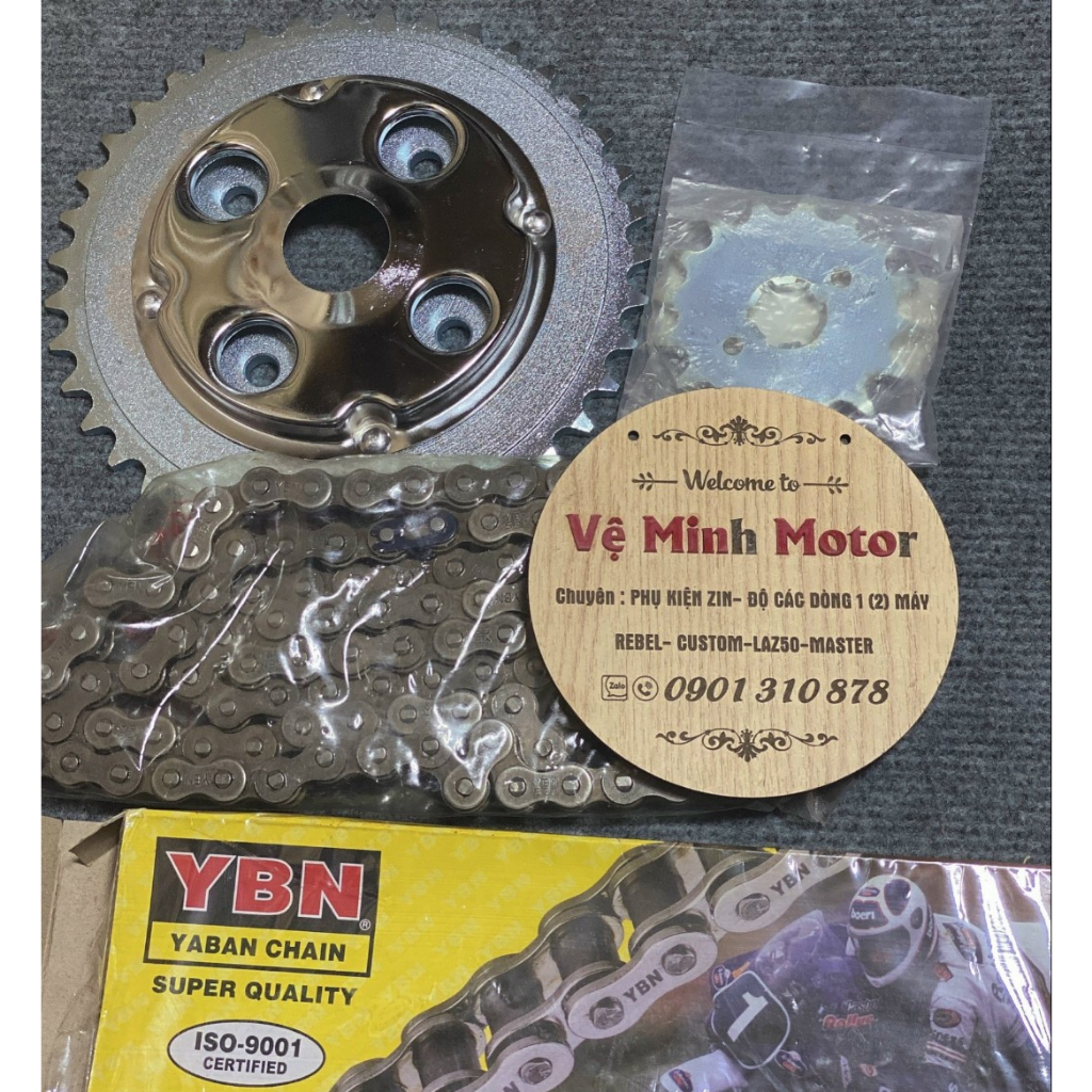 Nhông sên dĩa Rebel 125,Rebel 150,Rebel 170,Rebel 250