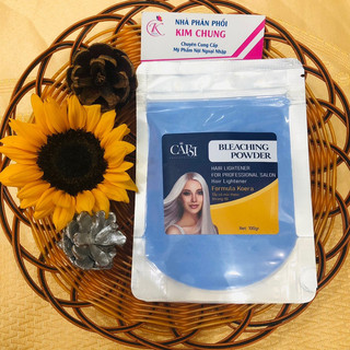 Bột Tẩy Tóc Xanh Dương Bịch 100g (tặng kèm bao tay)