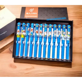   T77  12 cây Bút máy xoá được hình Doraemon bút mực tẩy được 