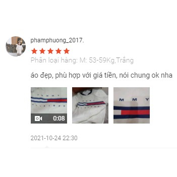Áo thun TOMMY HILFIGER xuất phông cotton sang xịn mịn cao cấp