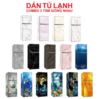 COMBO 3 MẶT GIỐNG NHAU - Decal dán kín tủ lạnh (PHẦN 2)