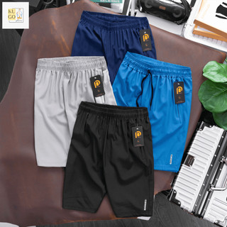 Quần short nam thể thao, quần đùi nam cao cấp chất vải gió co dãn mềm mịn KUGO_STORE