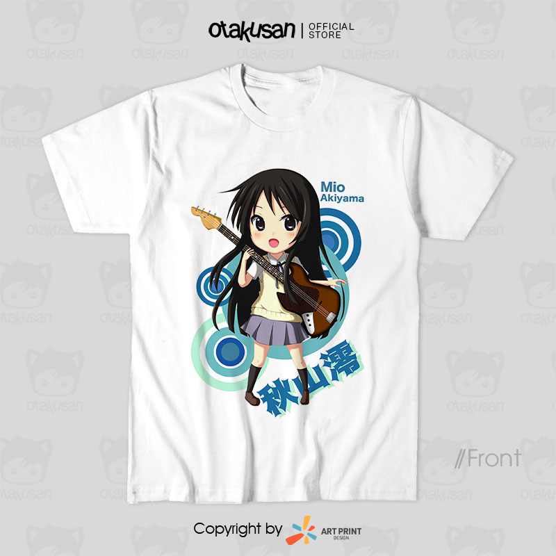 Áo thun K-On! HTT Mio Chibi ngắn tay