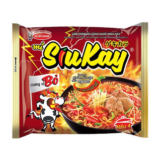 Mì siukay bò/hải sản 127g