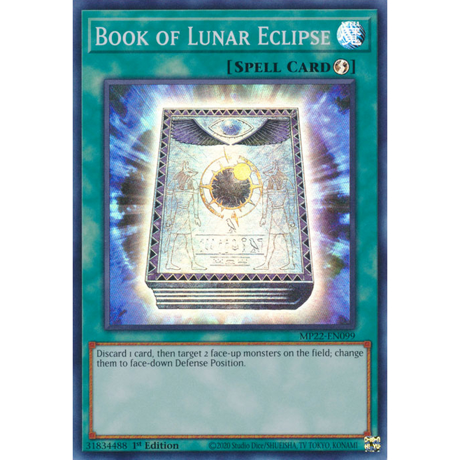 Thẻ bài Book of Lunar Eclipse -MP22-EN099 - Super rare- 1st edition