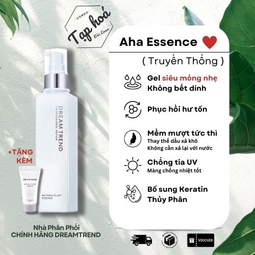 Dưỡng Tóc Aha Essence giúp tóc mềm mượt hết xơ rối tức thì - Dream Trend nội địa Đài Loan