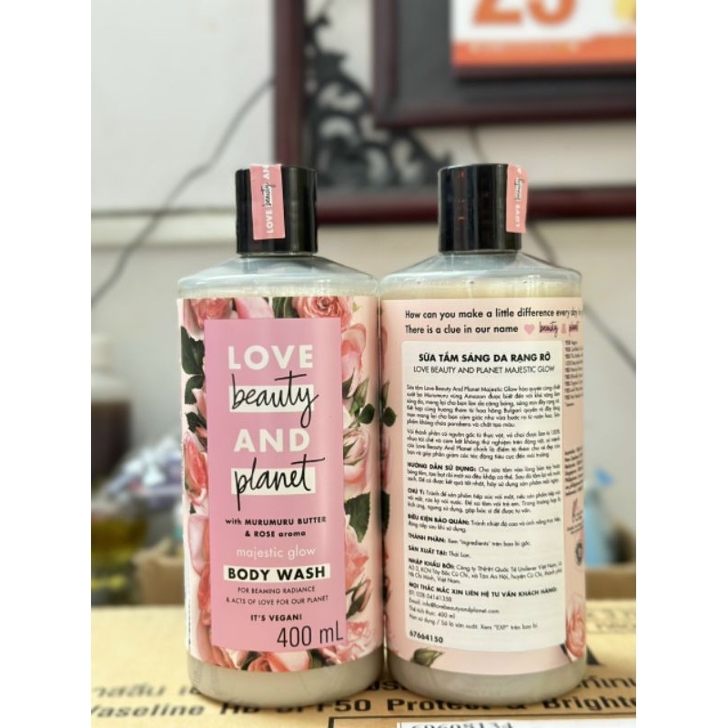 Sữa tắm Love Beauty And Planet 400ml