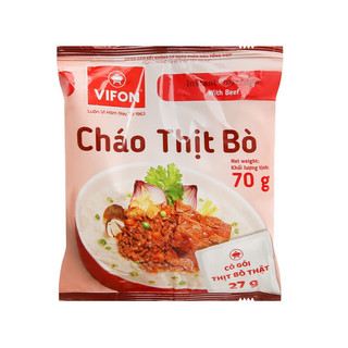 Cháo vifon có gói thịt 70g