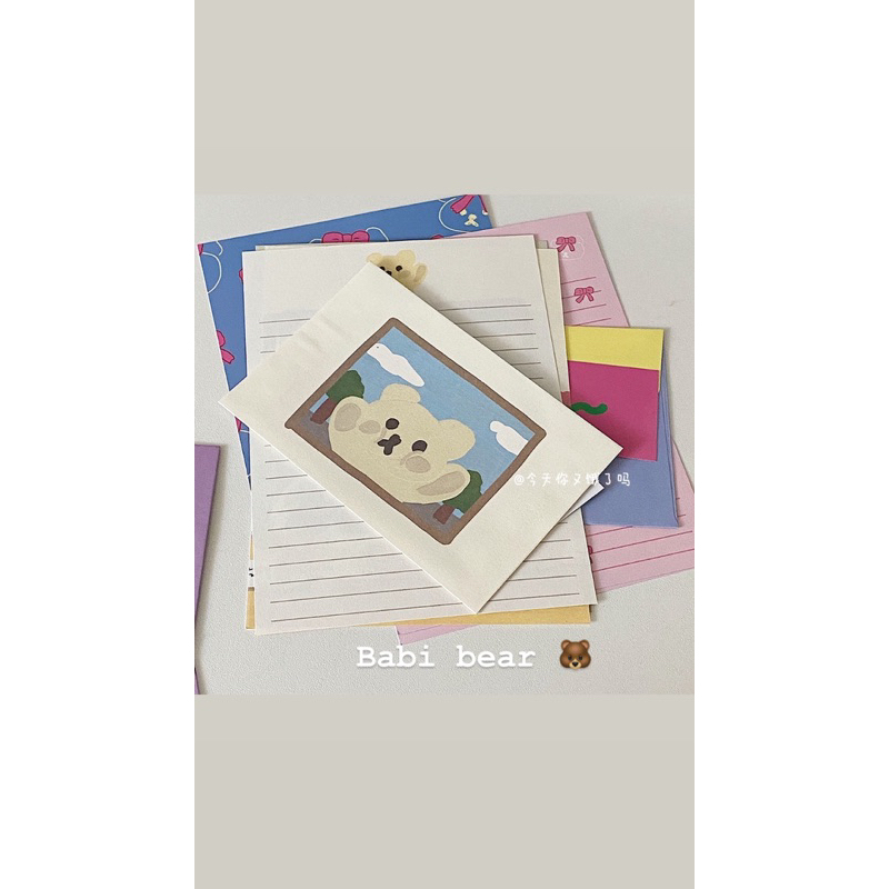 Thiệp ghi thư/cmsn cute