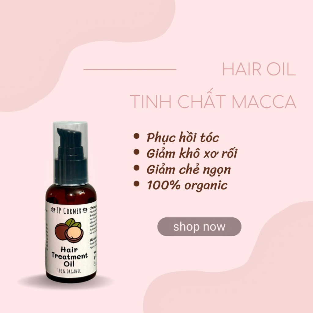 Tinh Dầu Dưỡng Tóc - Hair Treatment Oil (chống khô xơ rối) TP CORNER