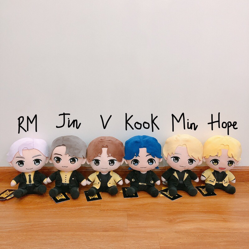 Gấu bông TinyTAN  BTS chính hãng Nhật Bản KooK vs V, jimin, hope