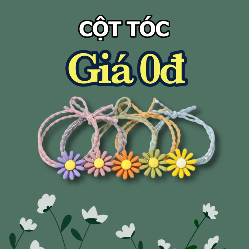 Cột tóc [ Hair Tie ] hoa cúc nhí đáng yêu