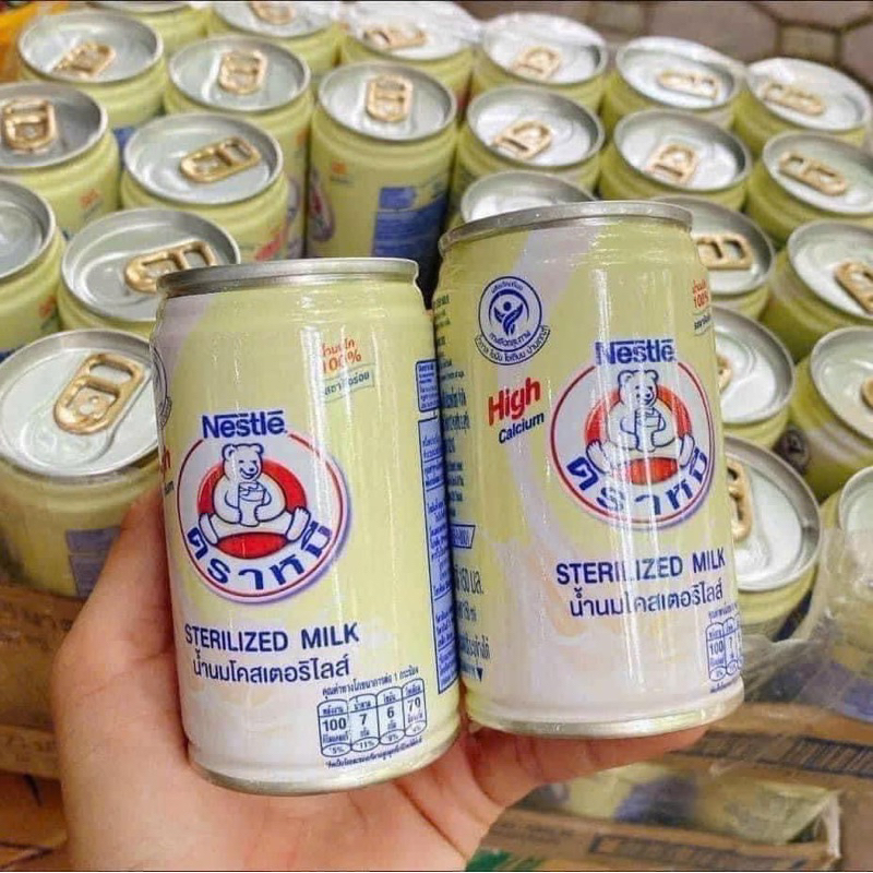 Sữa Gấu Nestle Thái Lan Giúp Bé Tăng Chiều Cao, Tăng Cân, Bổ Sung Canxi Cho Bé - Lon 150ml