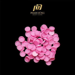 (MỚI) Nút tròn đựng keo nối mi (100 nút/1 túi) - Phan Dũng