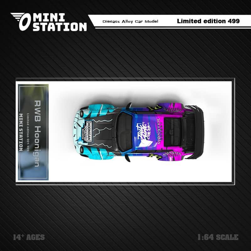 Mohinhxeps_1/64_Mini Station x SnakeEyes Friex - RWB Porsche 964 WildBody Hoonigan Drift