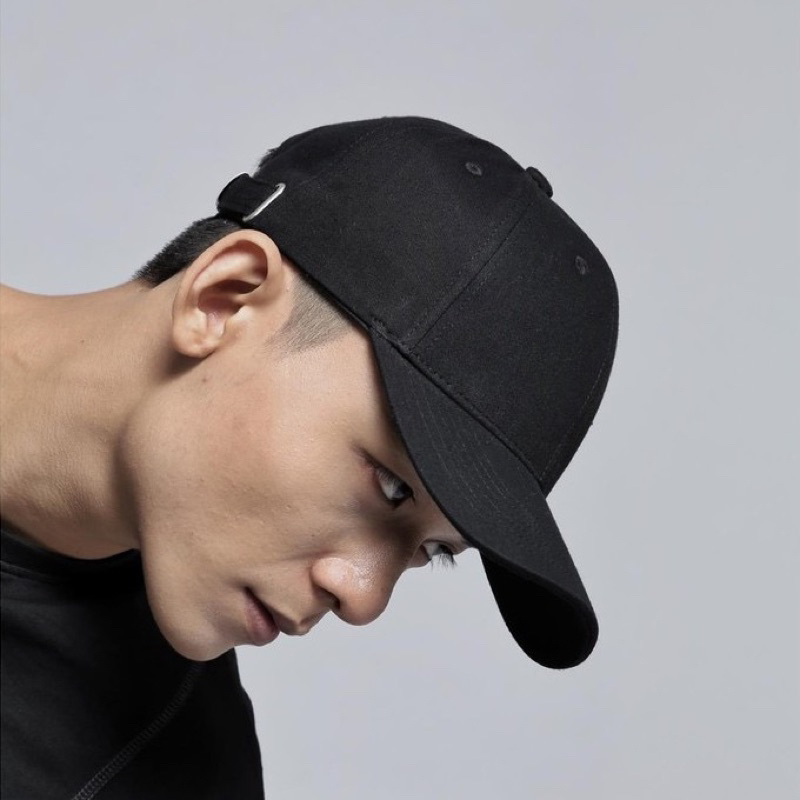 Mũ lưỡi trai Full Black trơn lì Made in VN