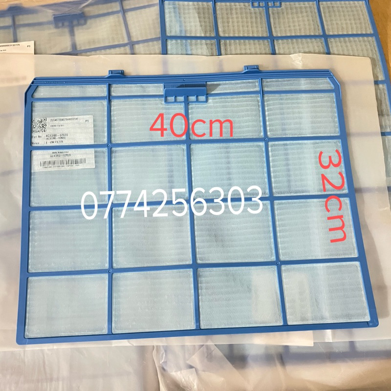 Bộ 2 tấm lưới lọc bụi điều hòa Panasonic 18000BTU - 24000 BTU chính hãng