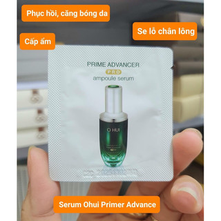 new PRO]1 Gói 1ml serum Ohui xanh tinh chất dưỡng trắng serum căng bóng da, se lỗ chân lông chống lão hoá Ohui xanh 1ml