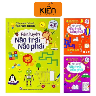 Sách - Sân Chơi Trí Tuệ Trò Chơi Tư Duy Rèn Luyện Não Trái Não Phải Cho Bé Từ 3 - 6 Tuổi - Nhà Sách Kiến