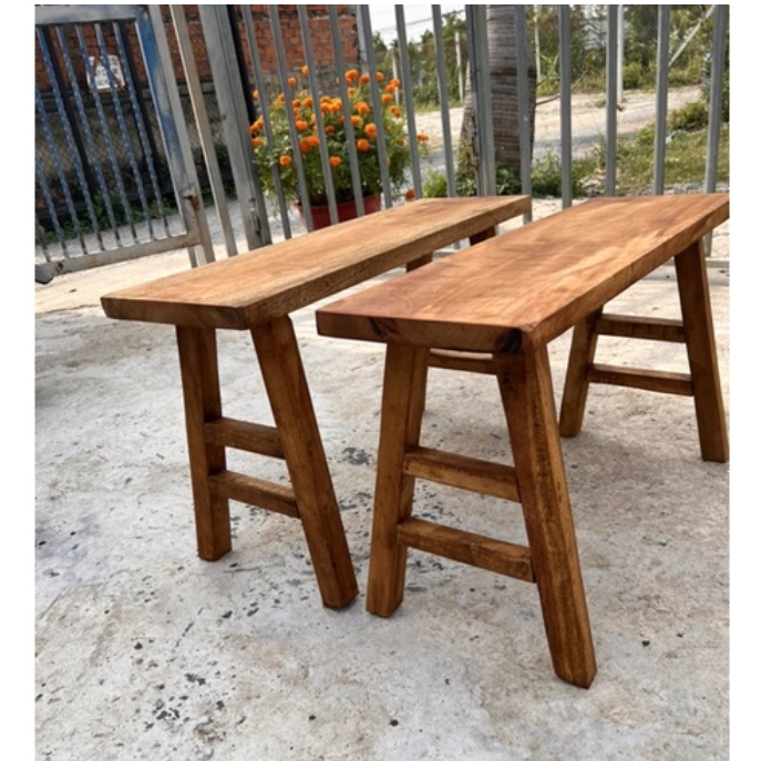 Ghế Băng Gỗ Thông Phong Cách Hàn Quốc