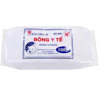Bông gòn y tế bảo thạch 100g và 500g