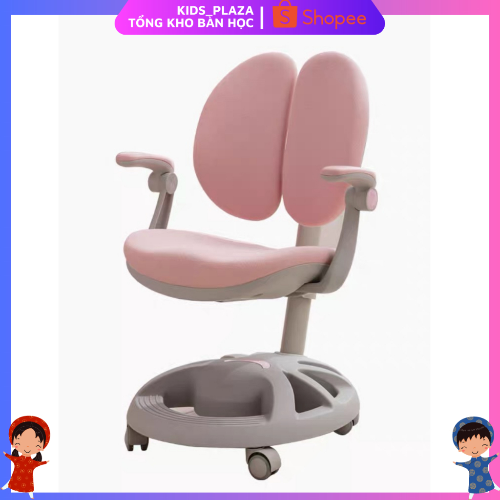 Ghế học sinh chống gù công thái học C05 mới, ghế chống gù cho bé cố định tư thế ngồi khoa học chống cận thị