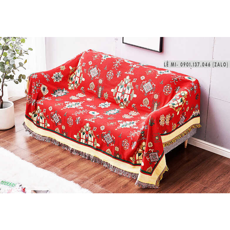 Khăn Phủ Sofa, Thảm Vintage Trang Trí Tphcm