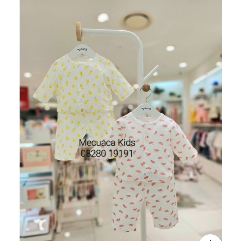 Bộ lửng tay lỡ cotton thông hơi nằm điều hòa cho xuất Hàn dư xịn cho bé trai bé gái