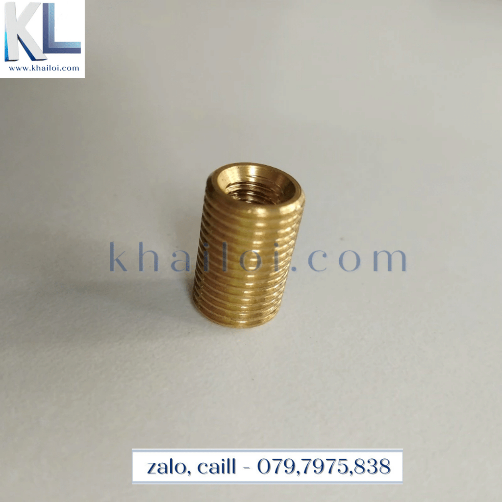 Sơ mi thau, nối ren trong ren ngoài -cà rá mini đồng-Sơ mi thau ren nhỏ m4 m5 m6 m8 m10