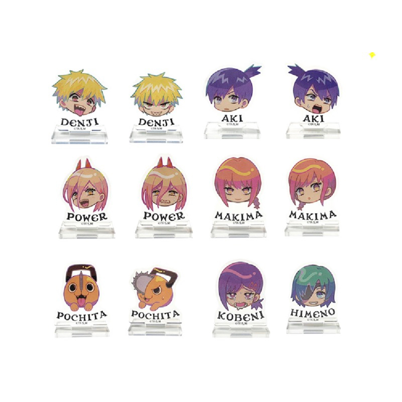 Pach thẻ nhân phẩm mini standee chainsaw man