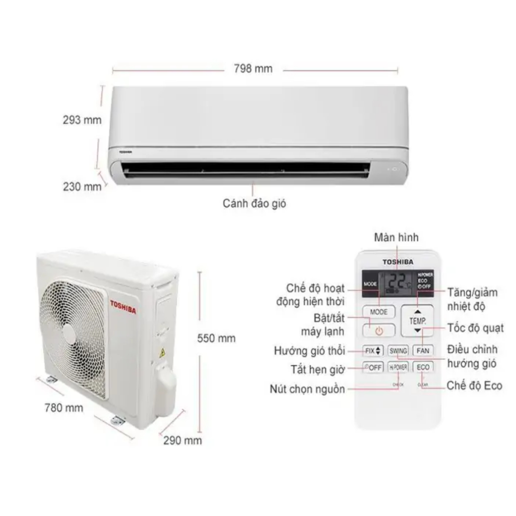 RAS-H13U2KSG-V -- Máy lạnh mono Toshiba 1.5HP H13U2KSG -- Công nghệ Magic Coil ngăn ngừa bụi bẩn, vi khuẩn, nấm mốc