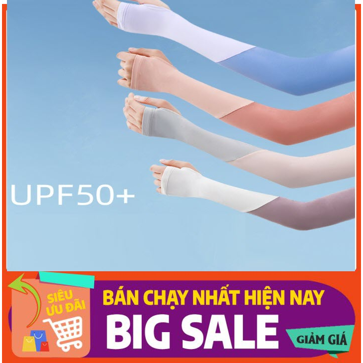 Ống tay che nắng nữ , chống UV lái xe , chơi thể thao
