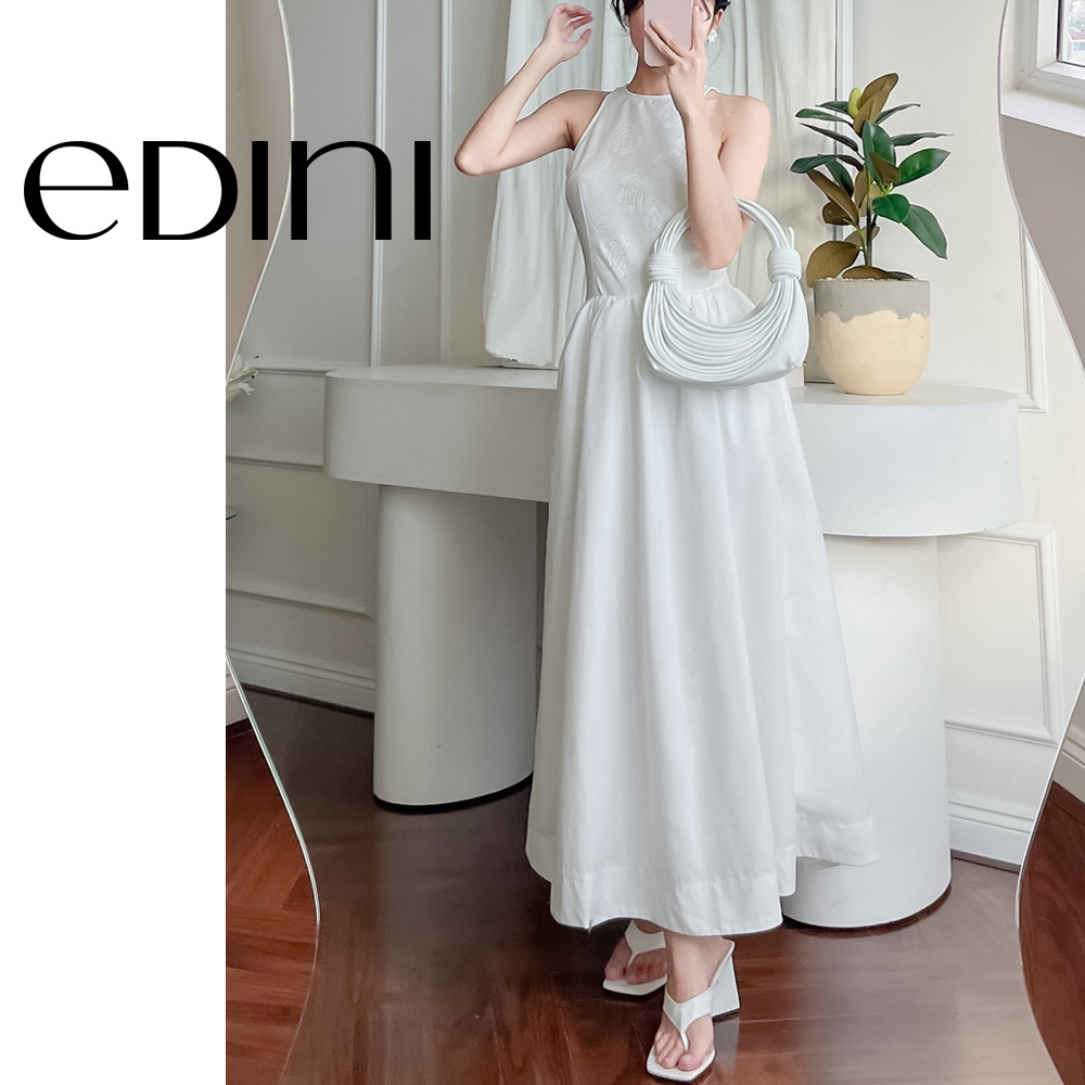 Đầm Cổ Yếm Phối Ren - EDINI - D1537