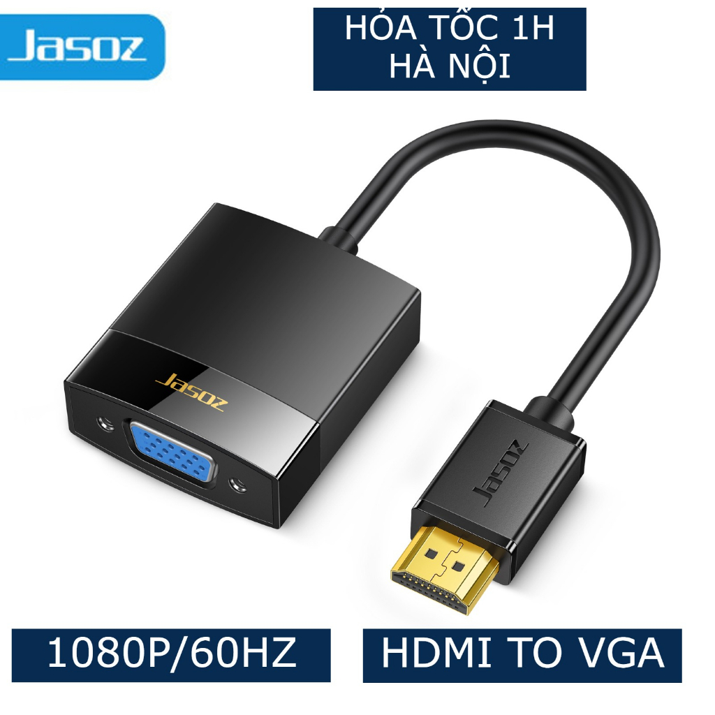 Cáp chuyển đổi HDMI sang VGA + 3.5mm Audio + nguồn micro USB dài 15CM UGREEN MM102 40233 chính hãng, bảo hành 12 tháng