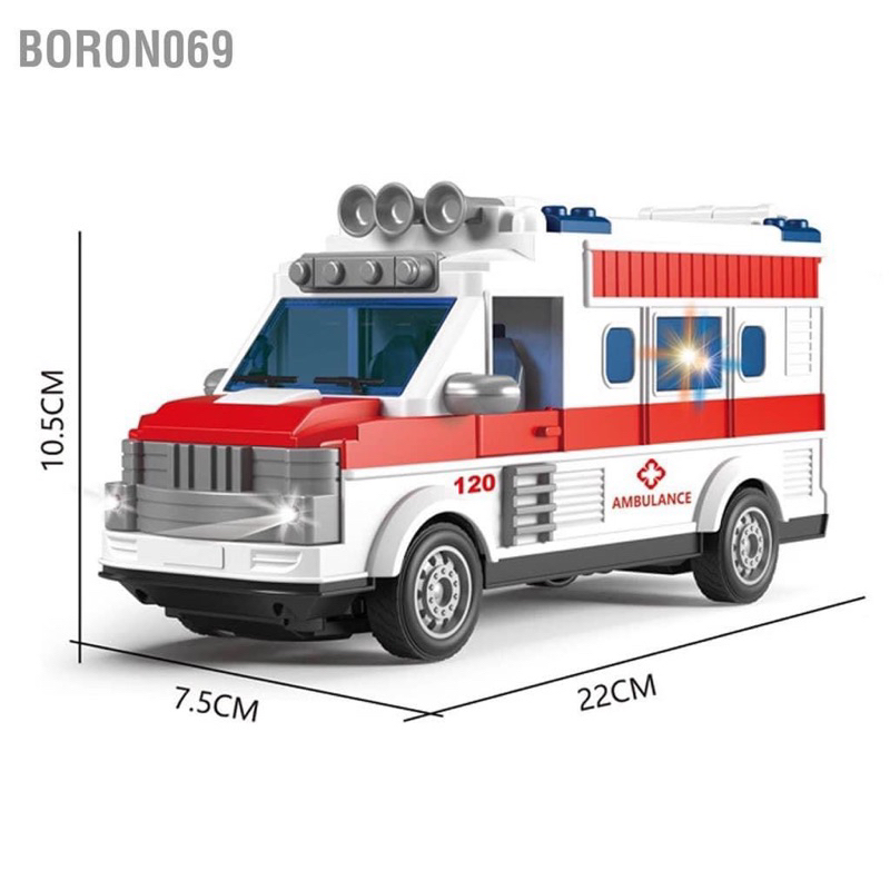 Xe cứu thương điều khiển từ xa có đèn led