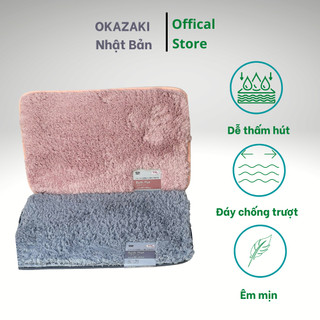 Thảm chùi chân Okazaki Nhật Bản chống trơn trượt size 40*60cm