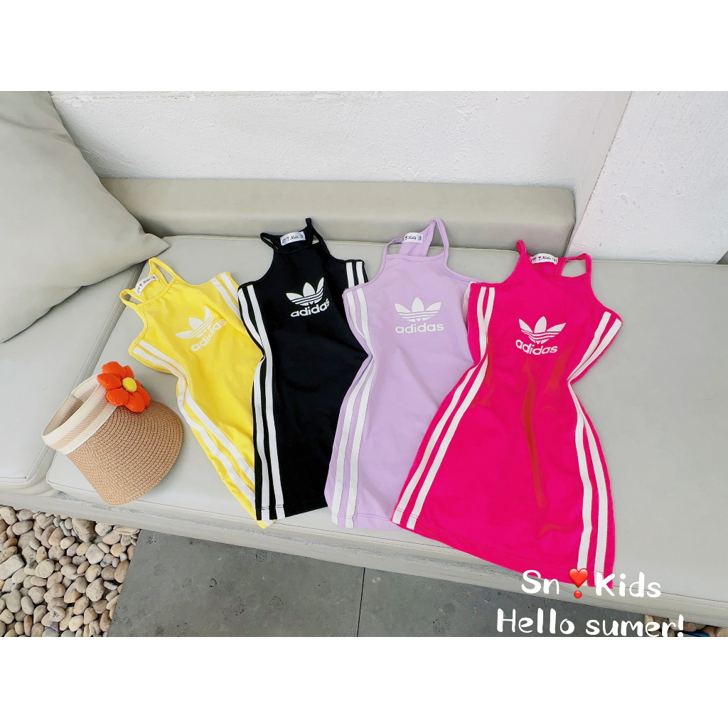 Váy Body bé gái , sét váy 2 dây body ADI.DA.S sành điệu cho bé gái 10-30kg