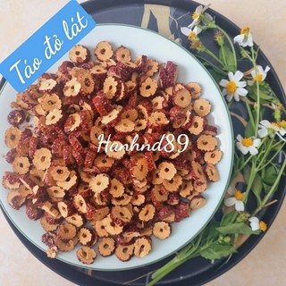 Túi 500g táo đỏ thái lát sấy khô