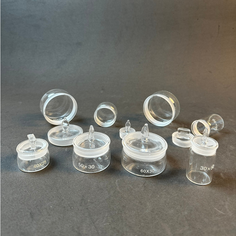 Chén Cân Thủy Tinh LAB HA NOI Kích Thước 30x50mm, 40x25mm, 50x30mm, 60x30mm, 70x35mm, 70x40mm