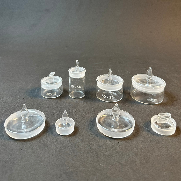 Chén Cân Thủy Tinh LAB HA NOI Kích Thước 30x50mm, 40x25mm, 50x30mm, 60x30mm, 70x35mm, 70x40mm