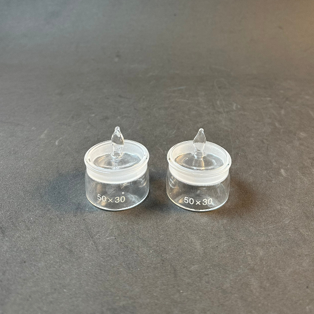 Chén Cân Thủy Tinh LAB HA NOI Kích Thước 30x50mm, 40x25mm, 50x30mm, 60x30mm, 70x35mm, 70x40mm