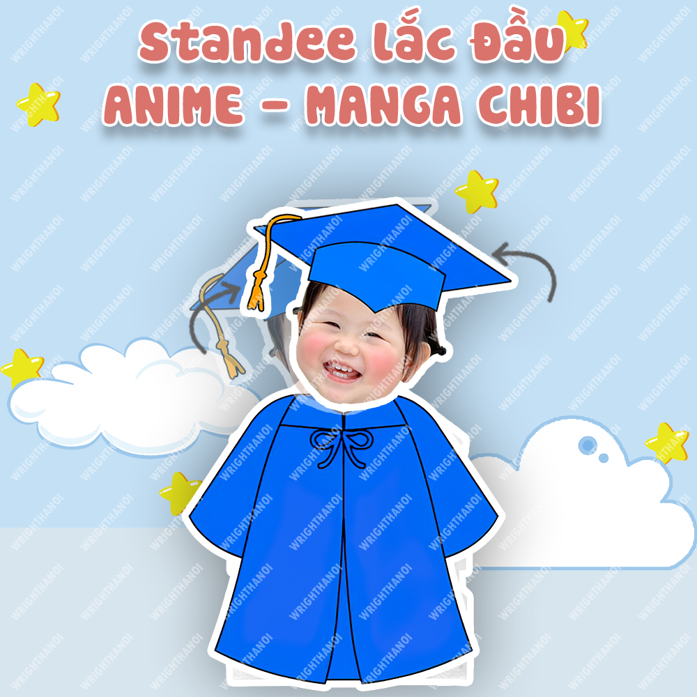 Standee Lắc Đầu Anime Động Vật Phim Ảnh Hoạt Hình Trung Quốc Hàn Quốc Chibi Cute In Theo Yêu Cầu