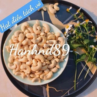 hũ 500g hạt điều tách vỏ