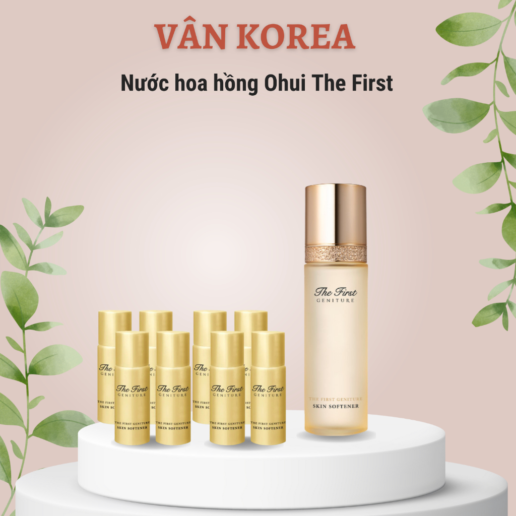 Nước hoa hồng tái sinh ohui the first - bịch 30 chai, làm mềm, tái tạo da