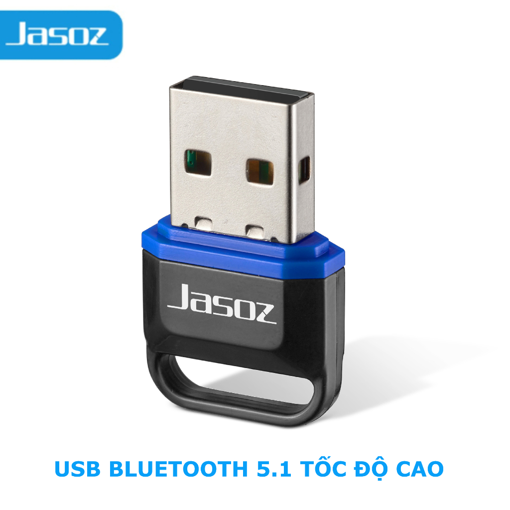 USB Bluetooth 5.1 tốc độ cao JASOZ, kết nối máy tính với nhiều thiết bị chuột, phím, tai nghe, loa.., bảo hành 12 tháng