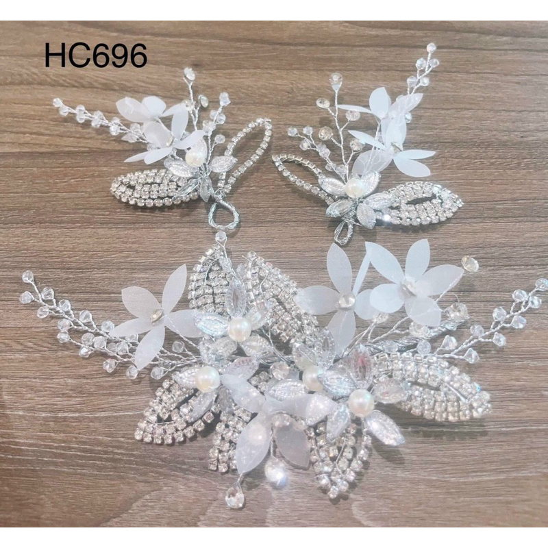 Các mẫu cài tóc cô dâu bán cả bộ